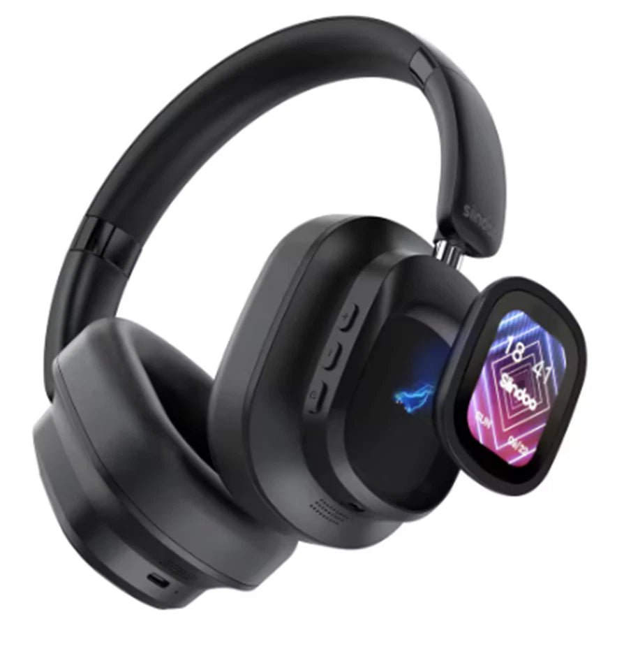 BeatLens Wave Pro Hybrid – Wireless Headphones with LED Smart Touch & Active Noise Cancellation - Beatlens