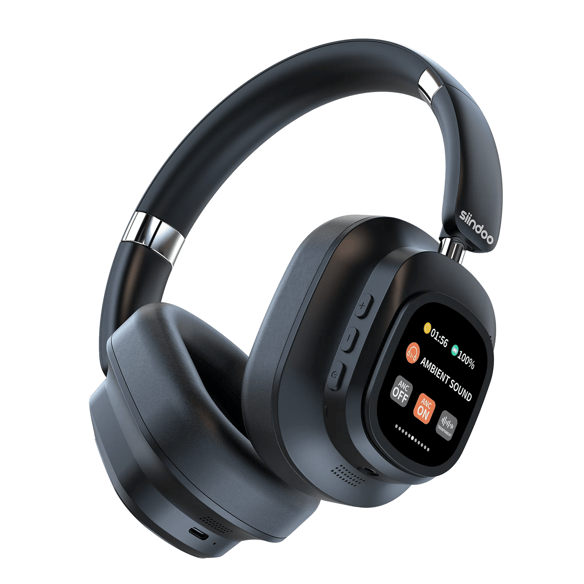 BeatLens Wave Pro Hybrid – Wireless Headphones with LED Smart Touch & Active Noise Cancellation - Beatlens